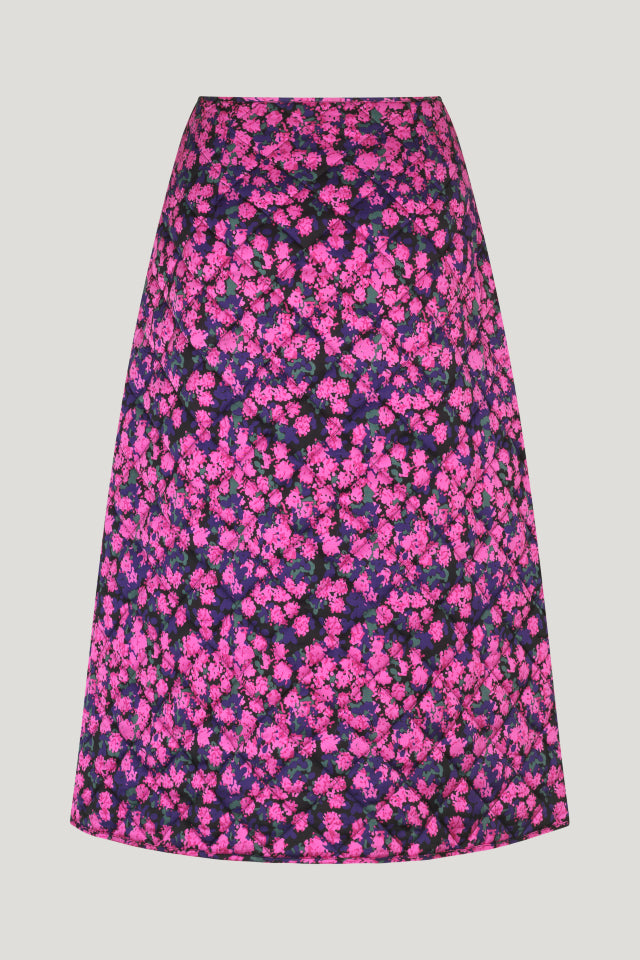 Sania Big Pink Flower Splash Skirt