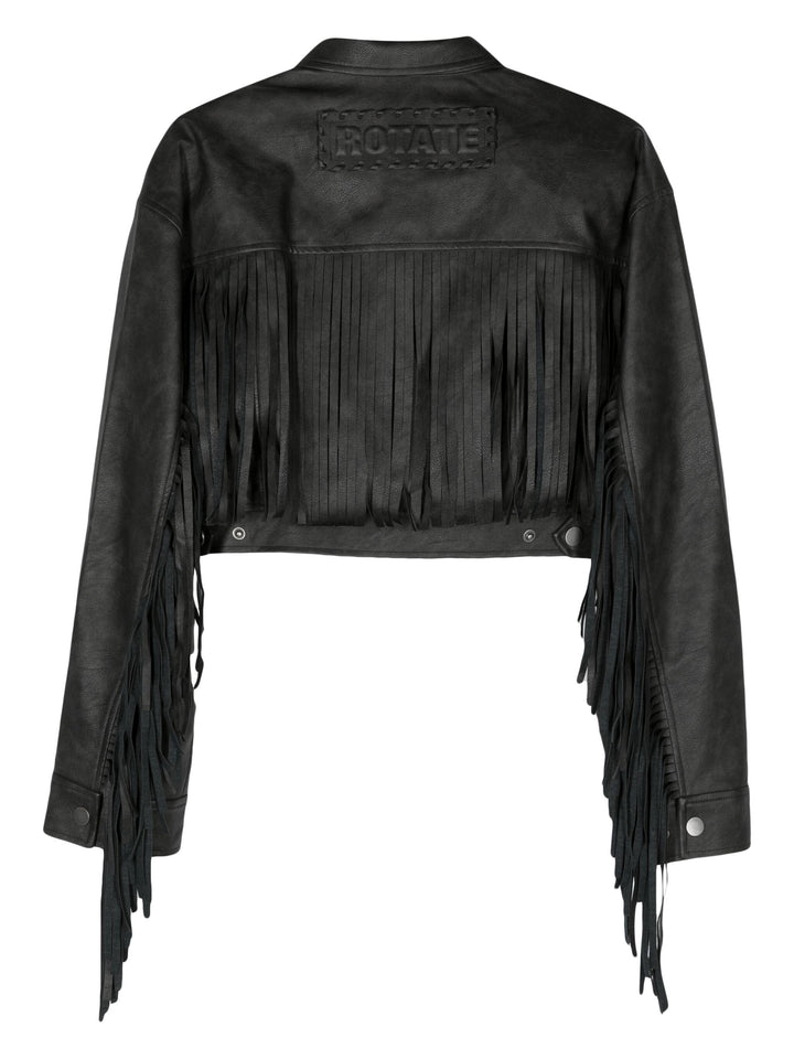 Fringe Cropped Jacket Phantom