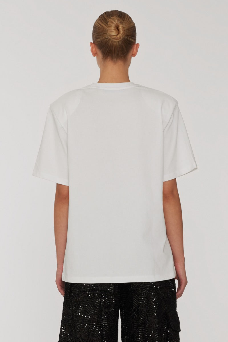 Boxy Logo T-Shirt Bright White