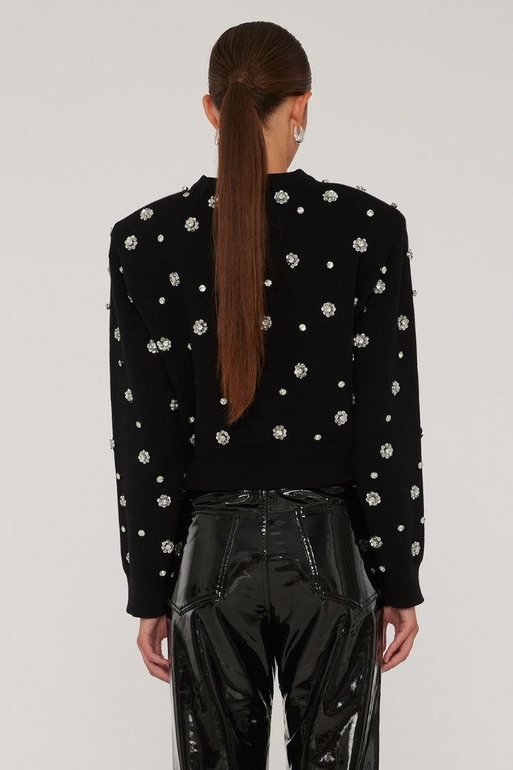 Embellished Jumper Black